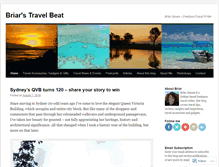 Tablet Screenshot of briarstravelbeat.com.au